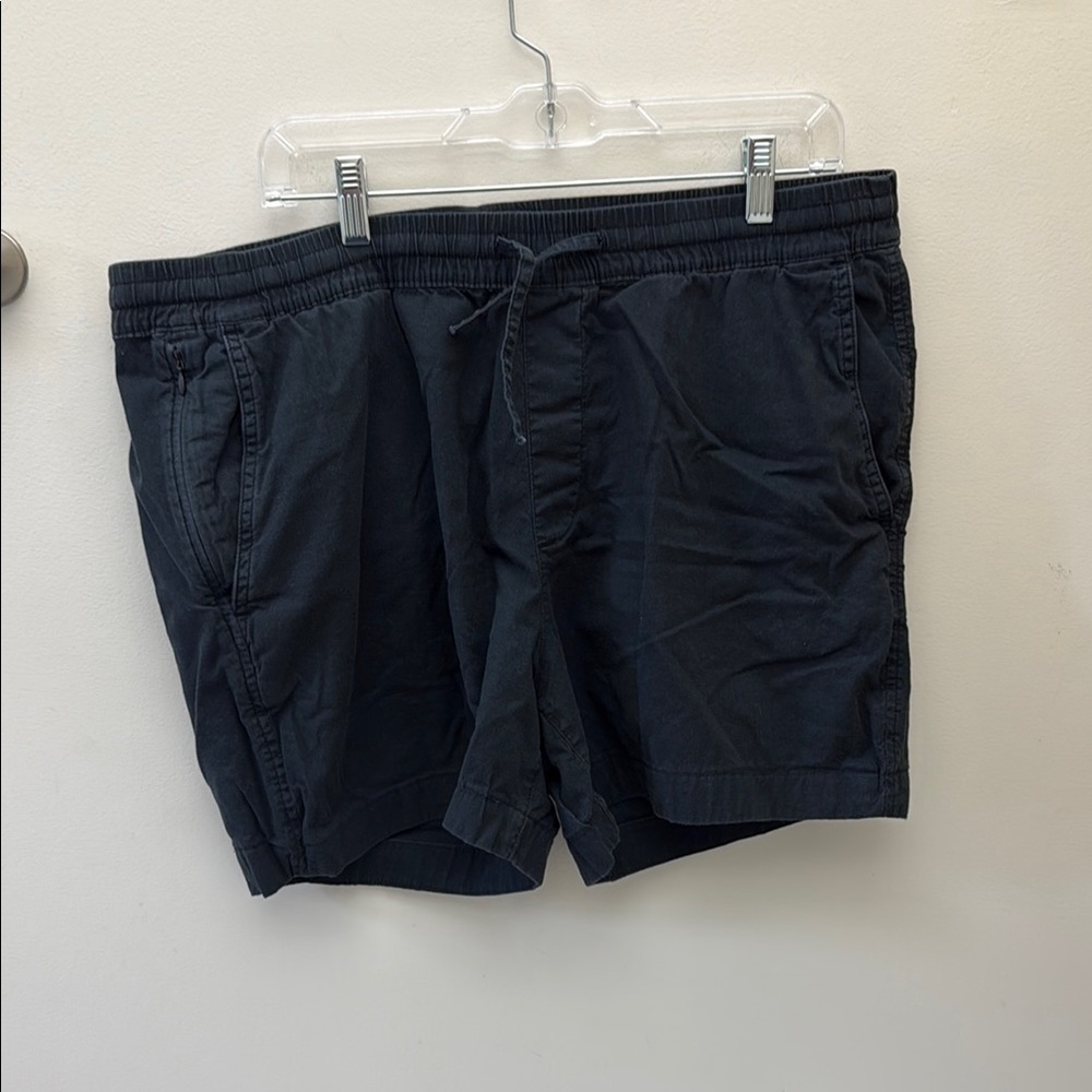 Abercrombie & Fitch Black Flat Front Shorts